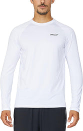 Men'S Long Sleeve Running Shirts Quick Dry Workout Shirts Athletic T-Shirts Lightweight Soft Fishing Tee Tops